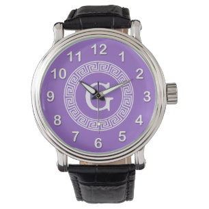 Reloj De Pulsera Amethyst What Greek Key Rnd Frame First Monograma