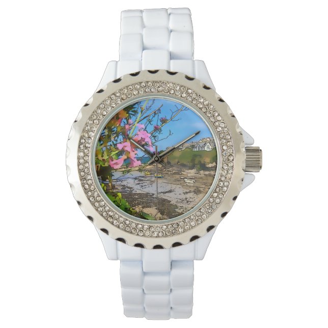 Reloj De Pulsera Amigos de los pescadores del puerto de Port Isaac  (Anverso)