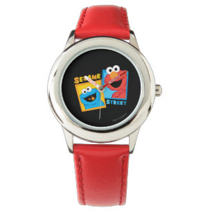 Reloj De Pulsera Amigos de Monstruos Elmo y Cookie