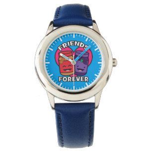 Reloj De Pulsera Amigos para siempre - mantequilla de cacahuete y