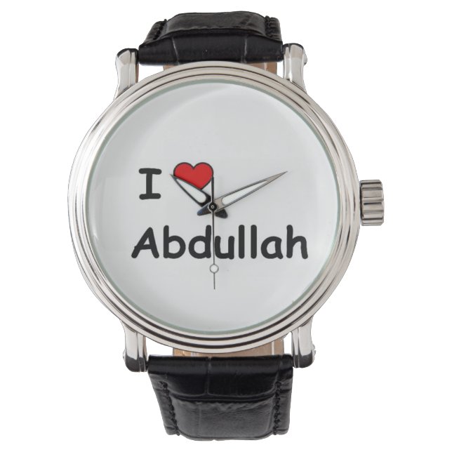 Reloj De Pulsera Amo A Abdullah (Anverso)