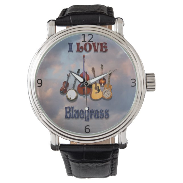 RELOJ DE PULSERA AMO A BLUEGRASS (Anverso)