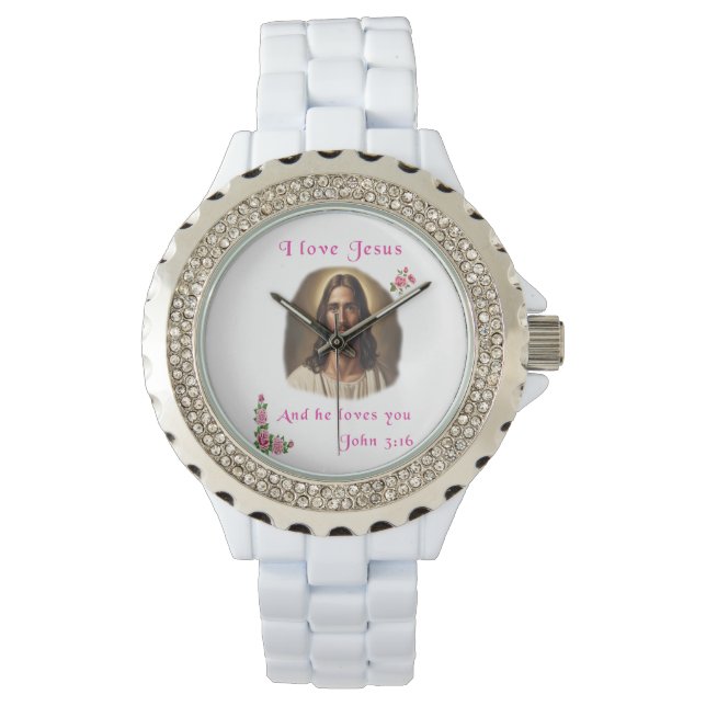 Reloj De Pulsera Amo a Jesús (Anverso)