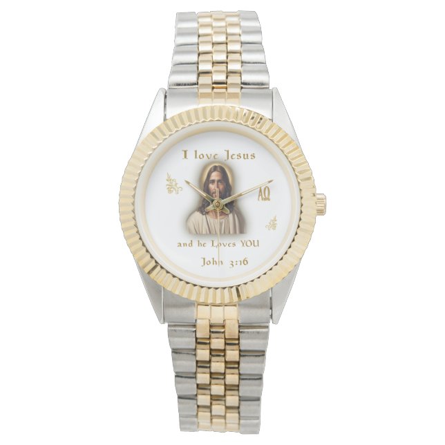 Reloj De Pulsera Amo a Jesús (Anverso)