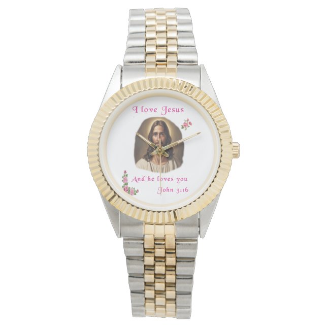 Reloj De Pulsera Amo a Jesús (Anverso)