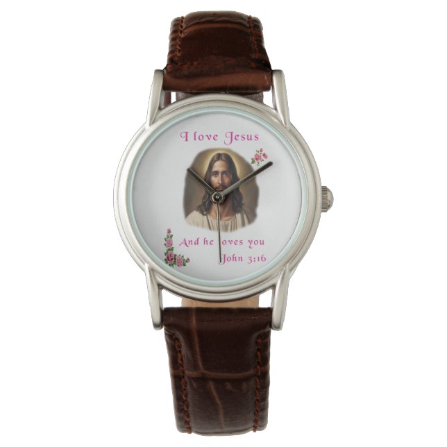 Reloj De Pulsera Amo a Jesús (Anverso)