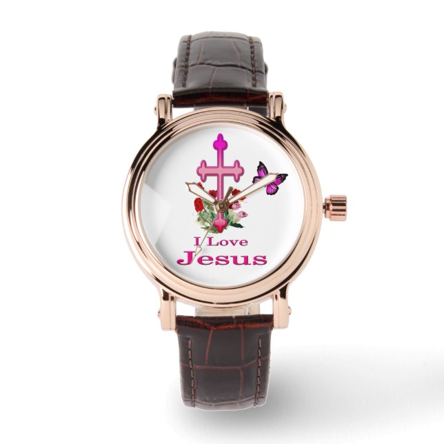 Reloj De Pulsera Amo a Jesús (Anverso)