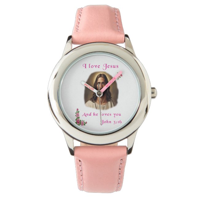 Reloj De Pulsera Amo a Jesús (Anverso)