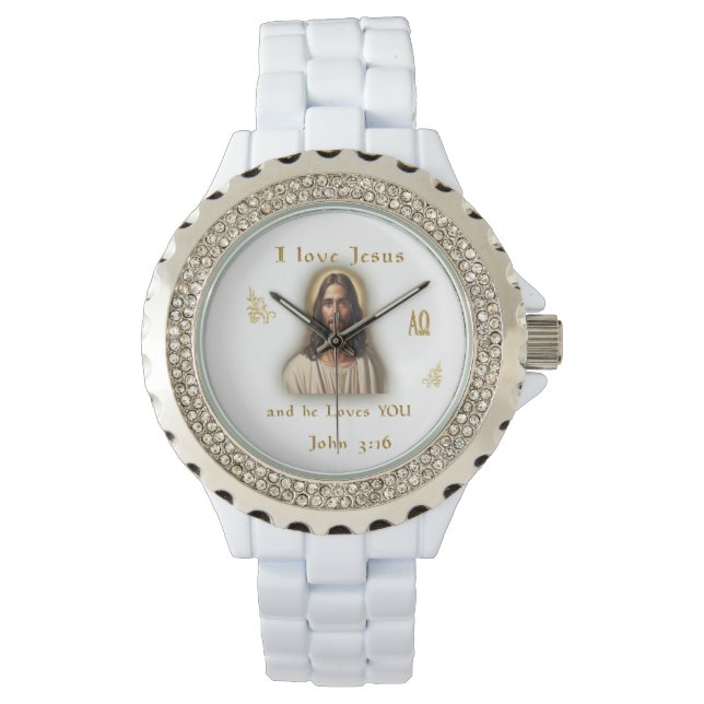 Reloj De Pulsera Amo a Jesús (Anverso)