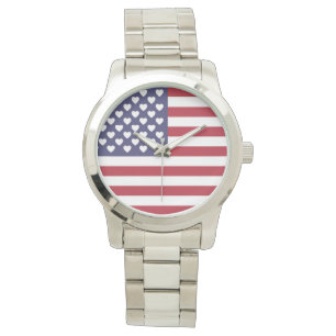 RELOJ DE PULSERA AMO A LOS ESTADOS UNIDOS DE AMÉRICA