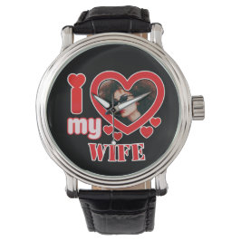Reloj De Pulsera Amo A Mi Esposa Personalizada