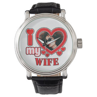 Reloj De Pulsera Amo A Mi Esposa Personalizada