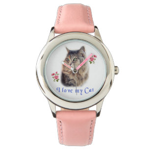 Reloj De Pulsera Amo a mi Gato