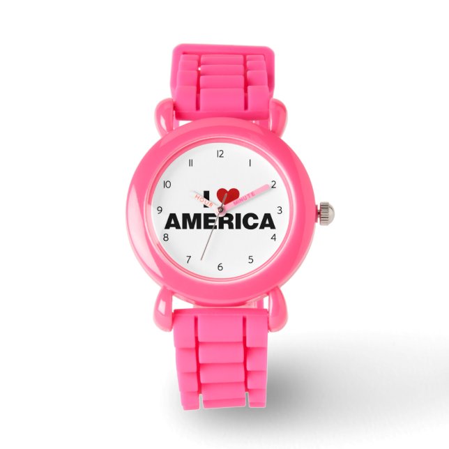 Reloj De Pulsera Amo América (Anverso)
