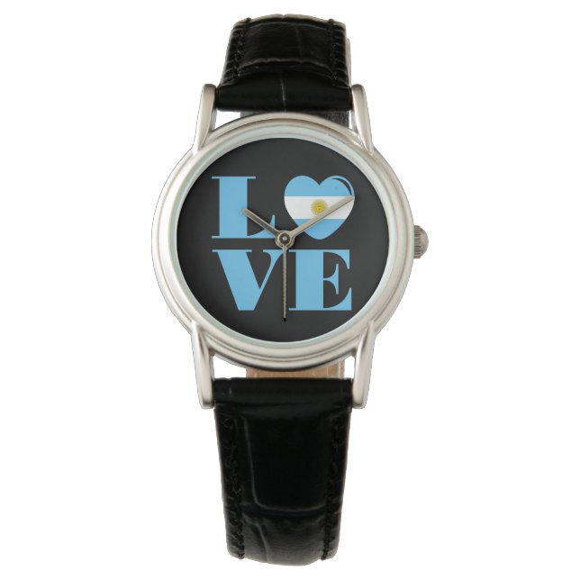 Reloj De Pulsera Amo Argentina (Anverso)