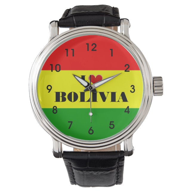 Reloj De Pulsera Amo Bolivia (Anverso)