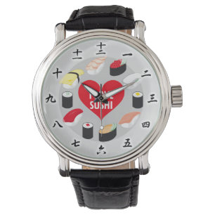 Reloj De Pulsera Amo el sushi