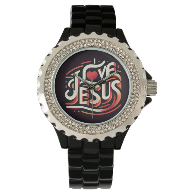 Reloj De Pulsera Amo Jesucristo (Anverso)