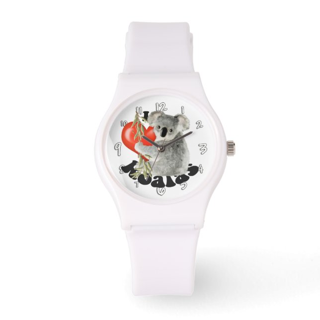 Reloj De Pulsera Amo Koalas (Anverso)