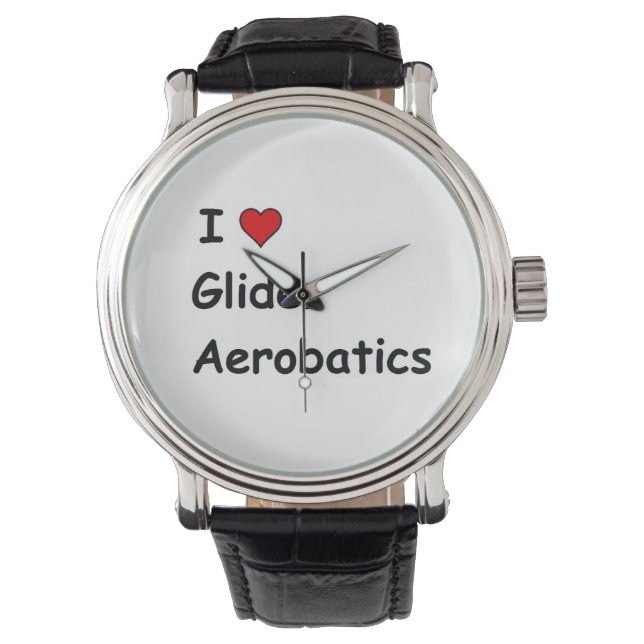 Reloj De Pulsera Amo la Aerobacía Glider (Anverso)