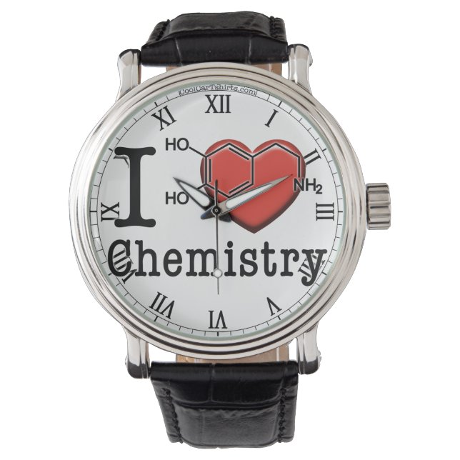 Reloj De Pulsera Amo la Química (Anverso)