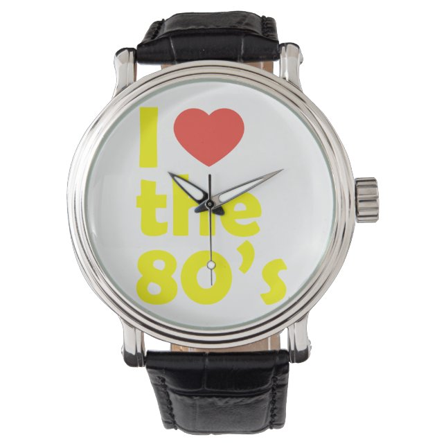Reloj De Pulsera Amo los 80 (Anverso)
