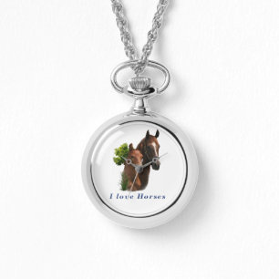 Reloj De Pulsera Amo los Caballos