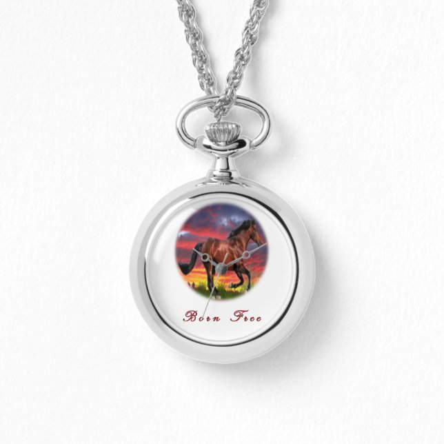 Reloj De Pulsera Amo los Caballos (Anverso)