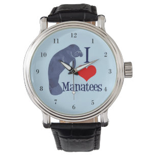 Reloj De Pulsera Amo Manatees