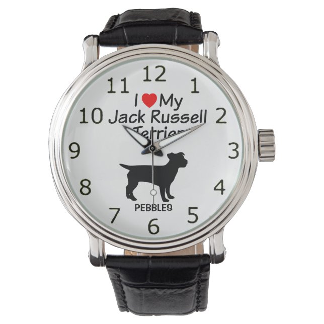 Reloj De Pulsera Amo Mi Jack Russell Terrier Dog Watch (Anverso)