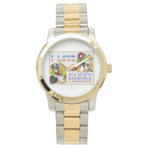 Reloj De Pulsera ¡Amo palomas de lujo!