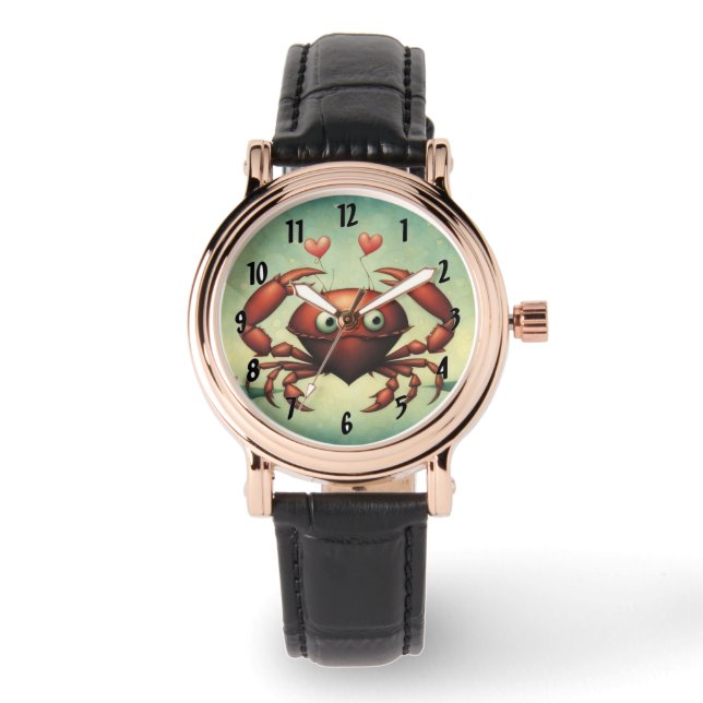 Reloj De Pulsera Amor al cangrejo (Anverso)