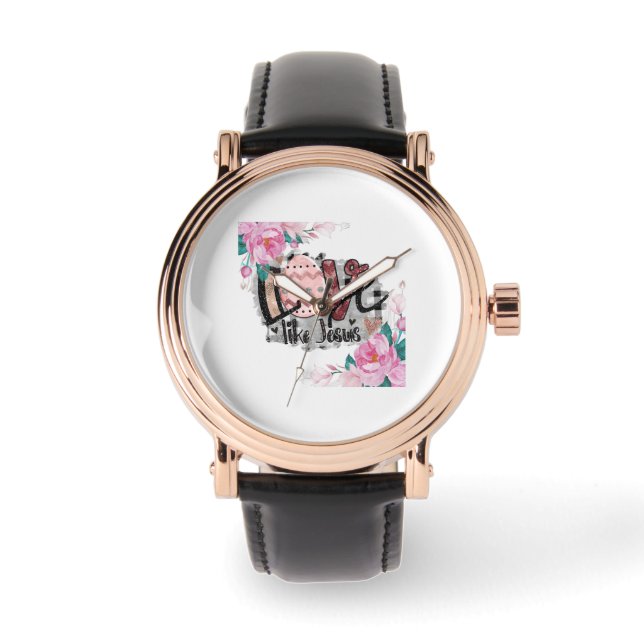 Reloj De Pulsera amor como jesus (Anverso)