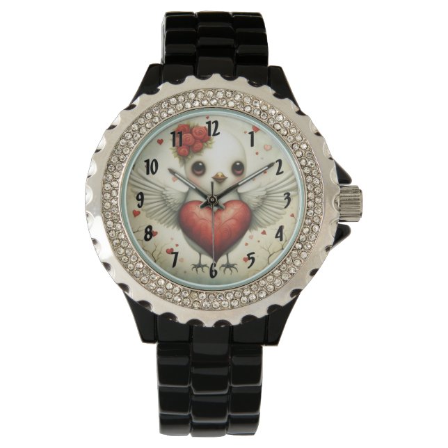 Reloj De Pulsera Amor de aves 2 (Anverso)