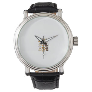 Reloj De Pulsera Amor de cachorro de Halloween � Arte de perro Kawa