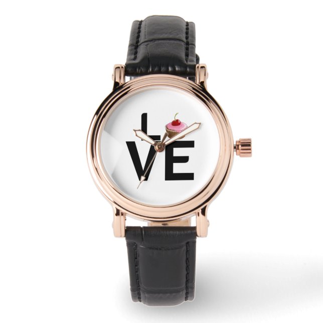 RELOJ DE PULSERA AMOR DE CUPCAKE (Anverso)