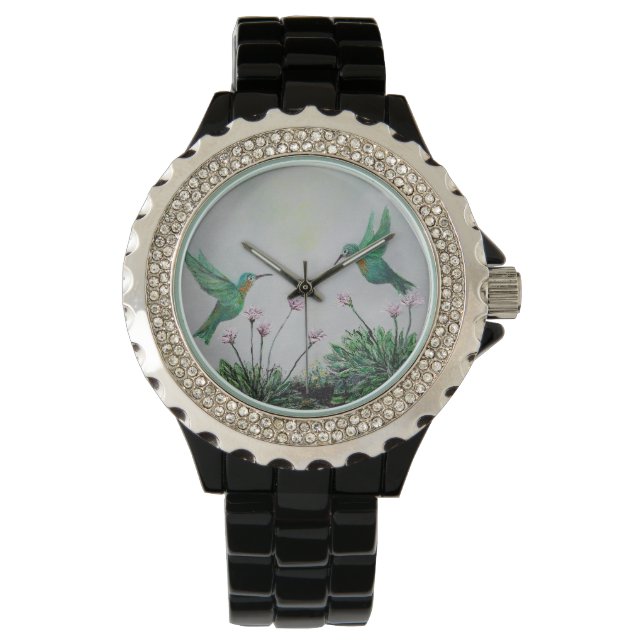 Reloj De Pulsera Amor de Hummingbird (Anverso)