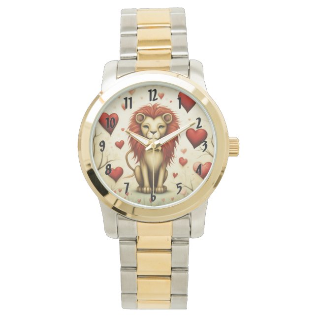 Reloj De Pulsera Amor de león 2 (Anverso)