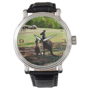 Reloj De Pulsera Amor De Salida: Kangaroo Y Su Joey,