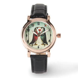 Reloj De Pulsera Amor pingüino 2