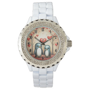 Reloj De Pulsera Amor pingüino 3