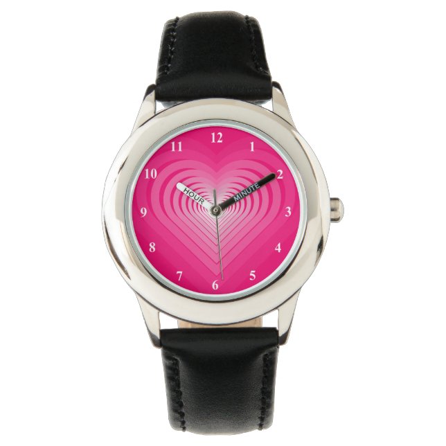Reloj De Pulsera Amor rosa (Anverso)