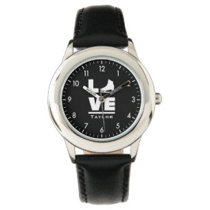 Reloj De Pulsera Amor Sincrónico Y Patinaje Gráfico En Vivo