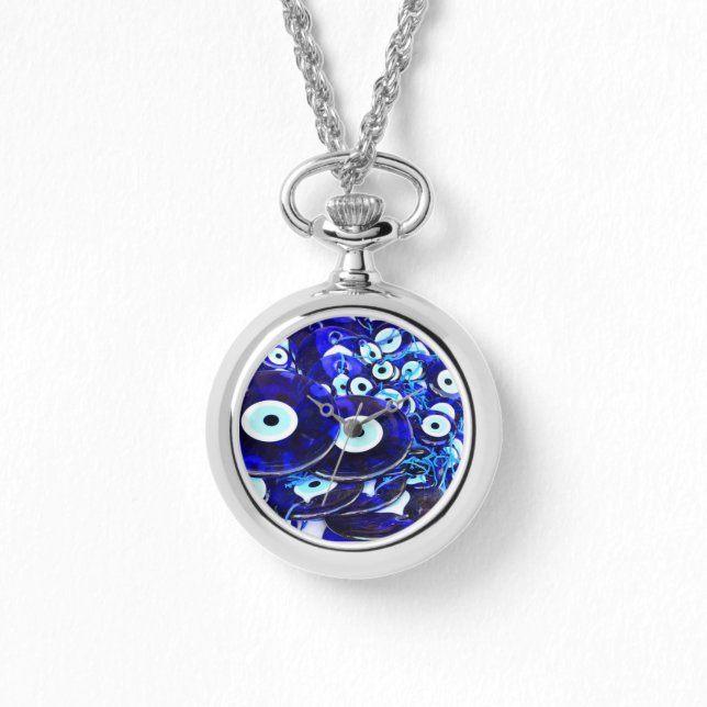 Reloj De Pulsera Amuletos de Blue Evil Eye (Anverso)