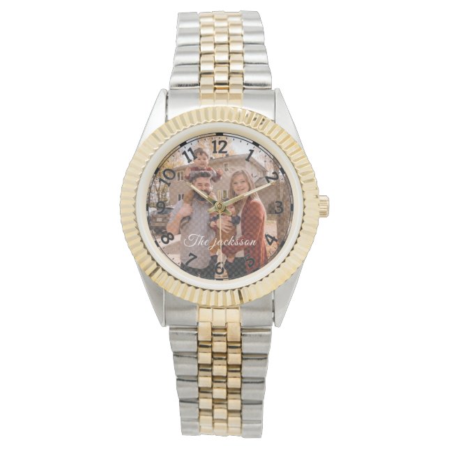 RELOJ DE PULSERA AÑADIR EL NOMBRE DE LA FOTO (Anverso)