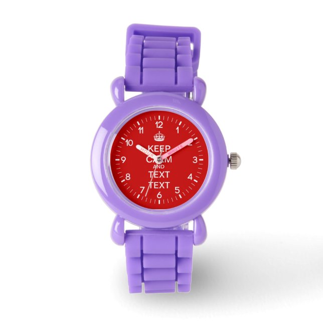 Reloj De Pulsera Añadir el texto (Anverso)