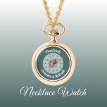 Reloj De Pulsera Añadir nombre floral introvertido soledad verde<br><div class="desc">Este hermoso reloj de collar es perfecto para los introvertidos que aprecian su "tiempo de mí". Con la tranquilizadora frase "Abrazando a la soledad", este artículo es más que sólo un guardián de tiempo —es una elegante declaración de autocuidado. Decorado con un delicado diseño floral, le da un toque natural...</div>