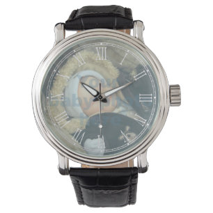 Reloj De Pulsera Añadir su propia foto número romano cara blanco re