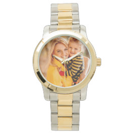 Reloj De Pulsera Añadir su propia foto | Plantilla
