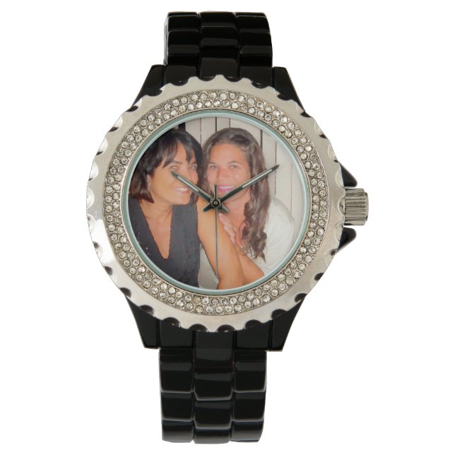 Reloj De Pulsera Añadir tu foto Hermosas Hermanas (Anverso)
